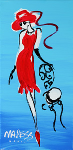 Lady in Red - 10x20 - ?