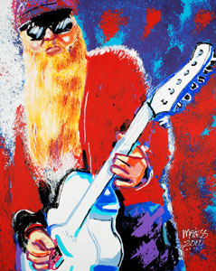 Billy Gibbons - 24x30 - SOLD
