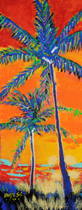 Two Palm Trees - 12x30 - ?